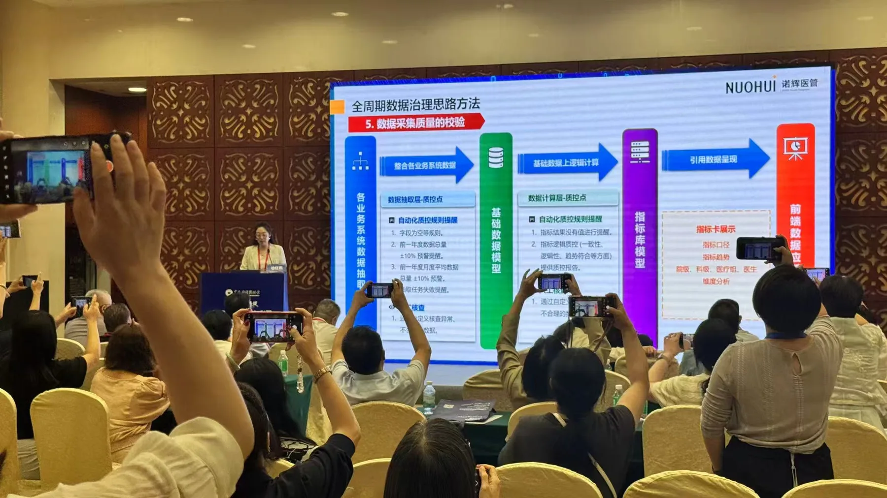 徐老师在培训现场分享,听众拍照记录